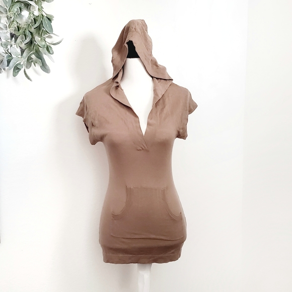 💓SOLD💓Trina Turk Silk Hood Pocket Kangaroo - Picture 9 of 11